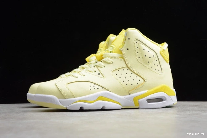 Floral Jordan Air (GS) Retro Yellow 6 543390-800 Dynamic 0606